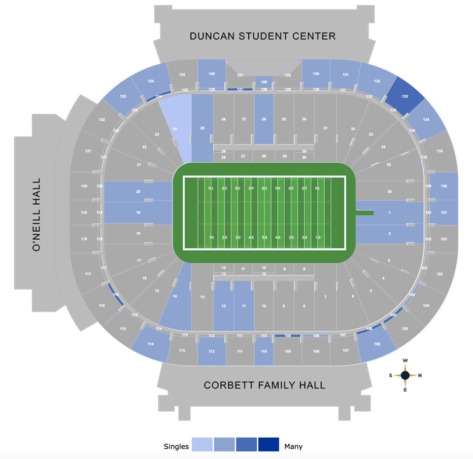 How To Find The Cheapest Notre Dame vs Navy Football Tickets